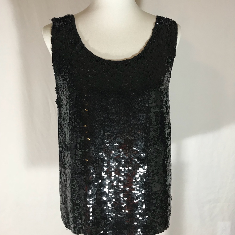 Black Sequence Top